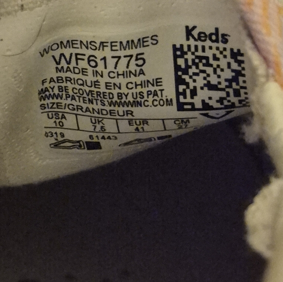 Keds x Rifle Paper Co. Double Decker Slip On Sneakers Floral Size 10 Cottagecore - Picture 6 of 9